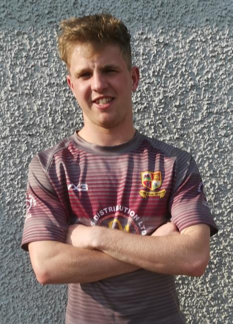 Eilir George - a try and three conversions for Crymych full back